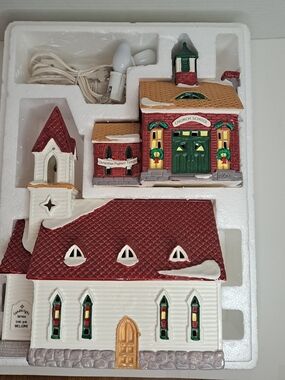 Vintage Department 56 Original Snow Village Good Shepherd Chapel & Church School